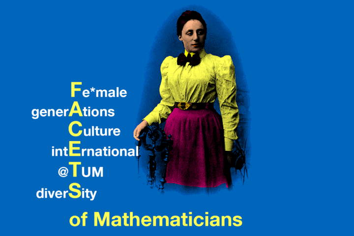 FACETS of Mathematicians - Logo and Pop Art Image by Emmy Noether