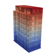 simulation of large multi-storey buildings setup 1